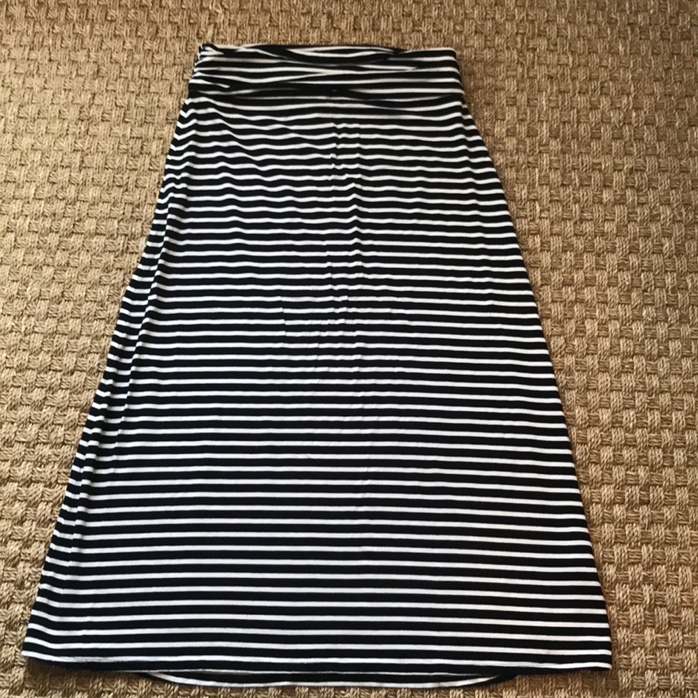 JCrew Striped Skirt